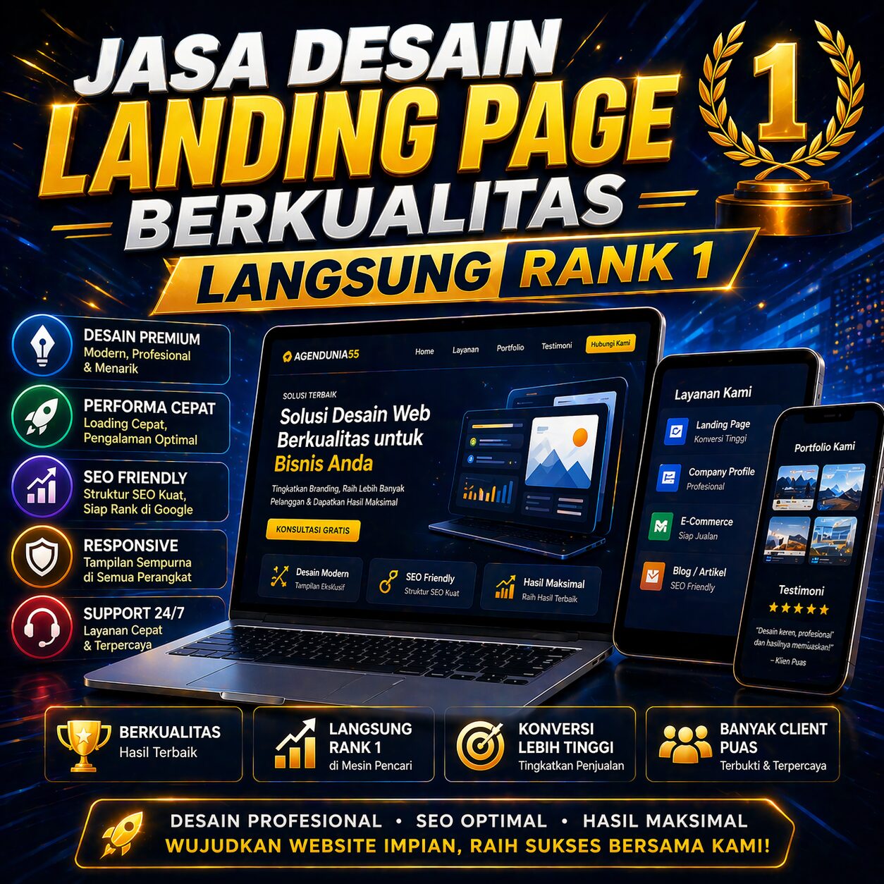 Landing Page Tenang untuk Menjelaskan Mengapa Anda Mengutamakan Kejelasan sebelum Keindahan